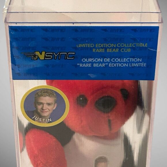 Vintage Justin Timberlake NSYNC  Limited Edition 7” Collectible Plush Bear Cub - Picture 2 of 16